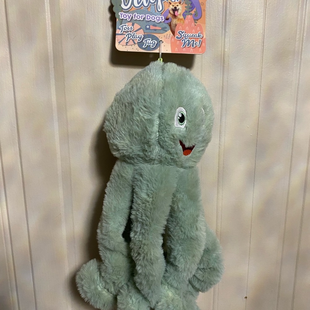 Beautiful Optopus 14” Dog Toy Very Solf And Squeaker - Picture 5 of 6